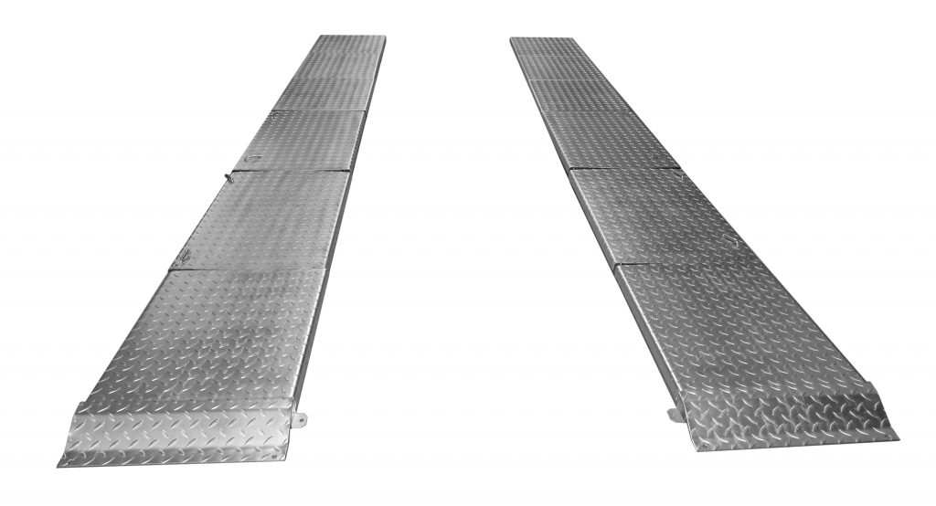 Absolute Alignment inspection lane set with slip plates
